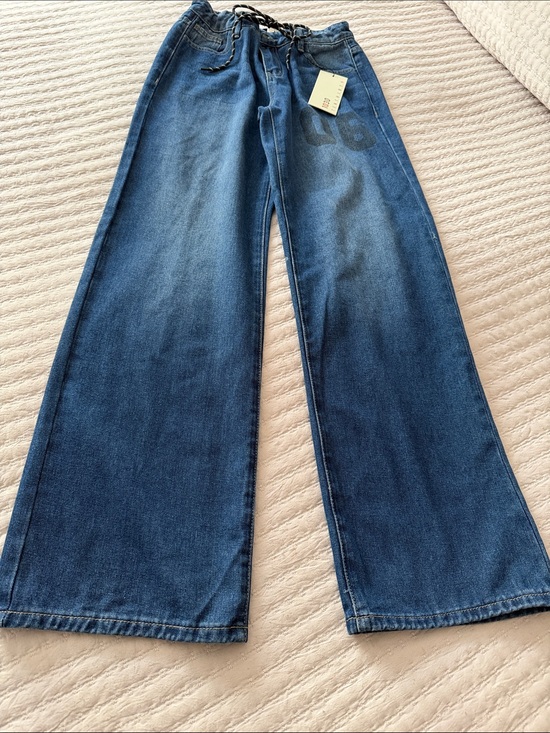 1030 Denim - 1030 TEN THIRTY Wide Leg Blue Jeans "Baggy & Low Rise" 0/24 ❤️